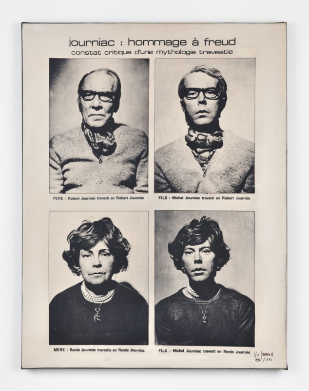 Michel Journiac, Hommage à Freud - Constat critique d'une mythologie travestie, 1972