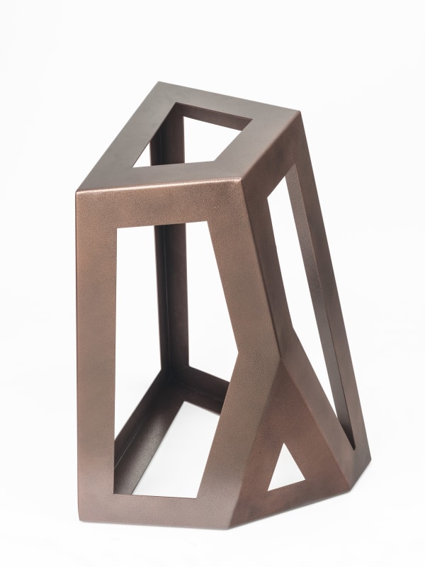 Richard Deacon Something Else Matters, 2013 powder coated steel 94 x 90 x 72 cm 37 1/16 x 35 6/16 x 28 5/16 ins