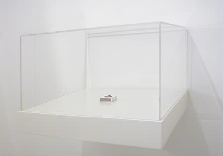 Peter Weibel Erfindung des Zündschalls, 1966 Match box , match 2 x 6 x 4 cm 0 12/16 x 2 5/16 x 1 9/16 ins