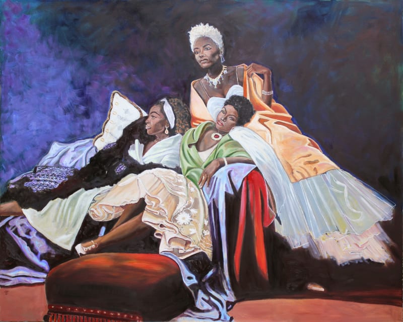 Arthur Timothy The repose, 2021 Oil on canvas 121.9 x 152.4 cm 48 x 60 inches