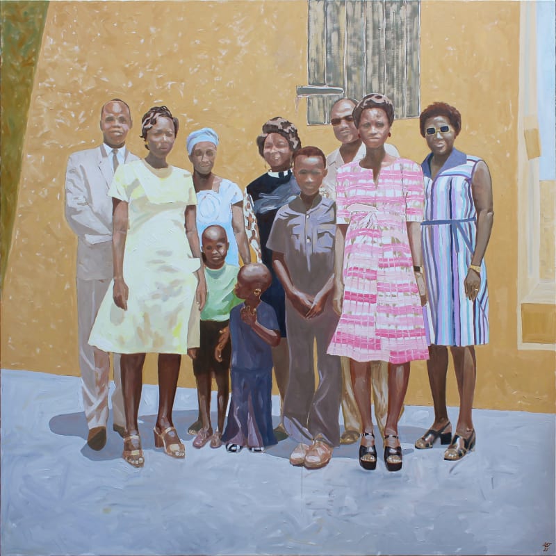 Arthur Timothy 11 Earl street, 2021 Oil paint on linen 190 x 190 x 2.6 cms 74 3/4 x 74 3/4 x 1 1/8 inches