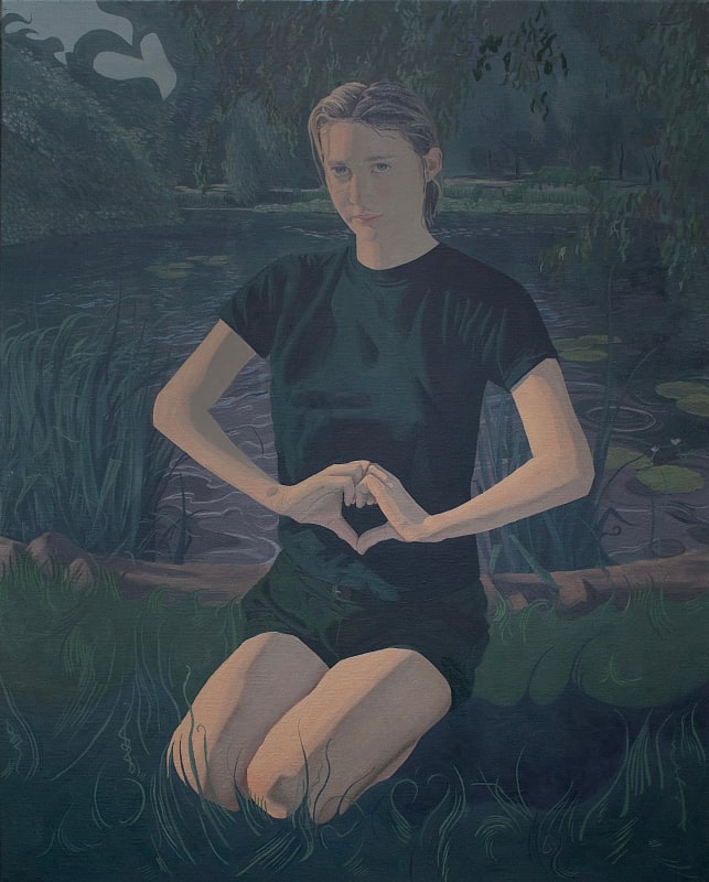 Will Maddrell Half-Hearted, 2022 Oil on linen 60 x 75 cm