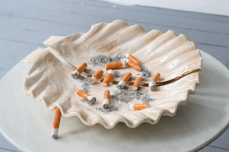 Alma Berrow Don't Mind The Gap, 2023 Earthenware 31 x 32 x 10 cm