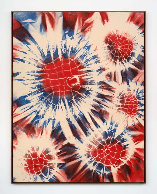 Maia Ruth Lee B.B.C.M. 1-1, 2024 Acrylic on canvas 75 x 58.5 inches 190.5 x 149 cm. 76.25 x 59.5 inches (framed) 194 x 151 cm. (framed)