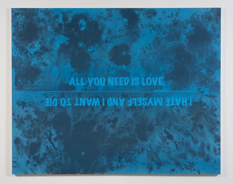 Sayre Gomez Generation Gap, 2014 Acrylic on canvas over panel 96 x 120 inches 244 x 305 cm