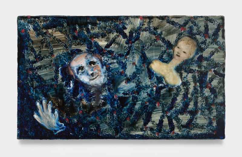 Asami Shoji 25.1.18, 2025 Oil on canvas over board 9.5 x 16.5 inches 24.5 x 41.5 cm.