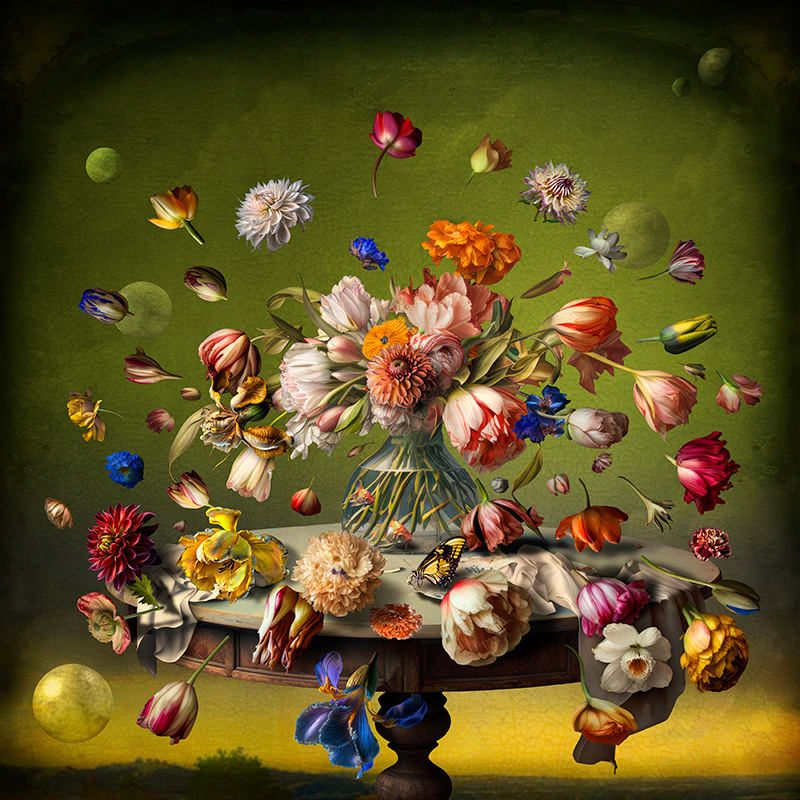 Maggie Taylor The Occasion Archival pigment print 8 x 8 inches, Edition of 15 15 x 15 inches, Edition of 15 22 x 22 inches, Edition of 10 36 x 36 inches, Edition of 9