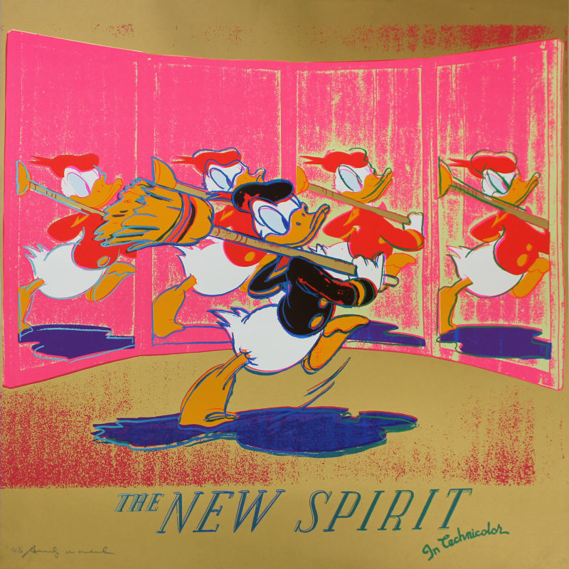 Andy Warhol, The New Spirit (Donald Duck), 1985
