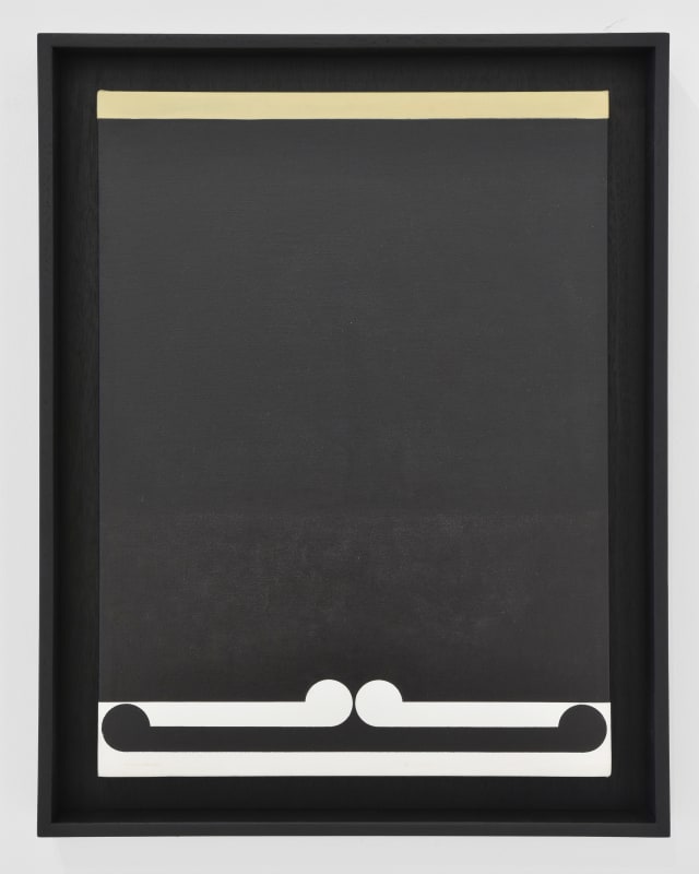 Gordon Walters Untitled, 1974 acrylic on canvas 484 x 355mm 560 x 435 x 45mm framed