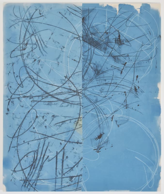 Hugo Koha Lindsay composition 4: with notations, additions and subtractions, 2023 synthetic polymer, graphite compound, water on cotton duck 1850 x 1550mm