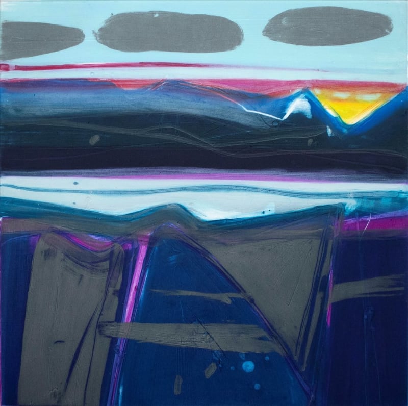 Barbara Rae, Night Clouds, 2022