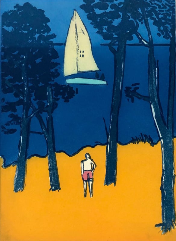 Tom Hammick Day and Night, 2019 etching 50 x 40 cm 19 3/4 x 15 3/4 in edition of 30