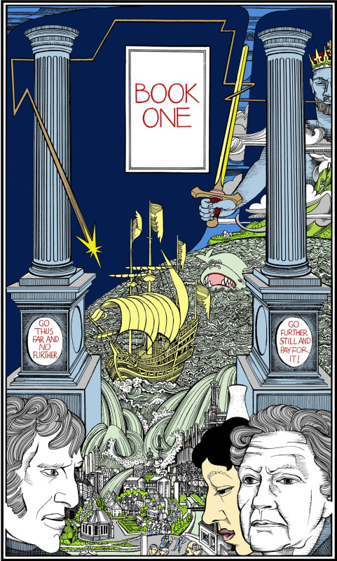 Alasdair Gray Lanark - Book One, 2014 screenprint 76 x 56 cm 29 7/8 x 22 1/8 in edition of 60