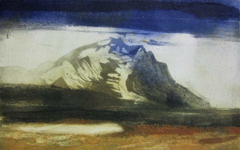 Gregor Smith Kame of Hoy, 2021 etching and carborundum 33 x 30 cm 13 x 11 3/4 in varied edition of 10