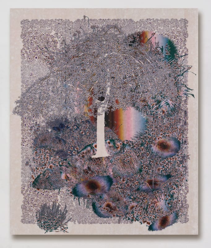 Andy Millner Floating World (Light the Bird Sees III), 2024 Pigment print, mulberry paper on linen 72 x 60 inches