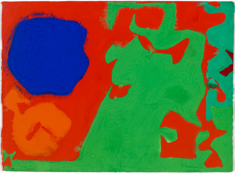 Patrick Heron October II : 1973, 1973 Gouache on paper 23 ¼ 31 ¾ inches; 59 x 80.6 cm