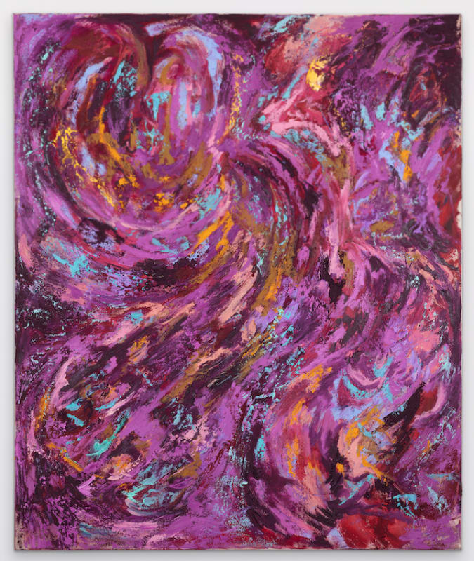 Ana Benavides Sueños Lúcidos// Lucid dreams, 2024 Oil, marble powder, wax, and oil pastels on canvas 120 x 100 cm 47 1/4 x 39 3/8 in