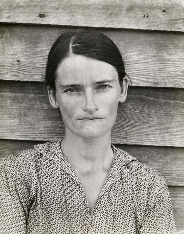Walker Evans, Allie Mae Burroughs, Wife of Cotton Sharecropper, Hale County, Alabama, 1936