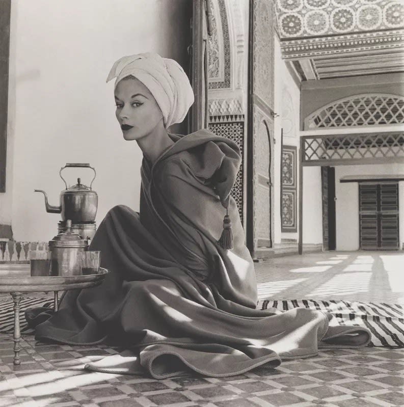 Irving Penn, Woman in Moroccan Palace (Lisa Fonssagrives-Penn), Marrakech, 1951