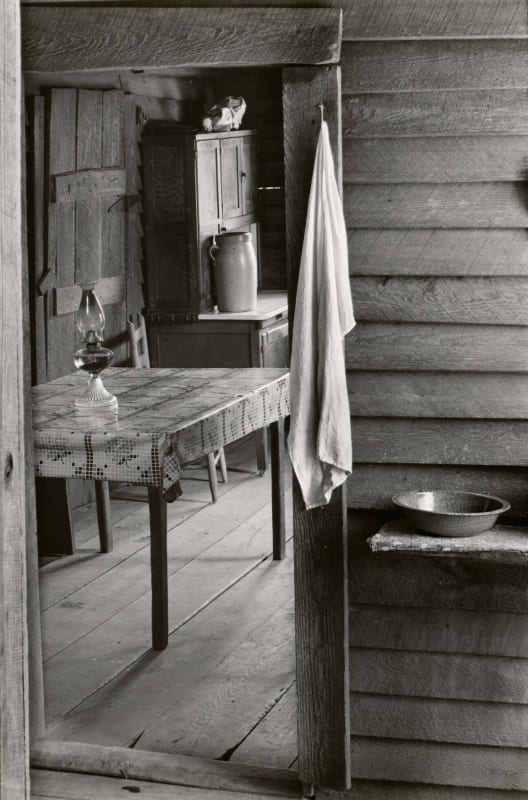 Walker Evans, Washroom and Dining Area of Floyd Burroughs' Home, Hale County, Alabama, 1936