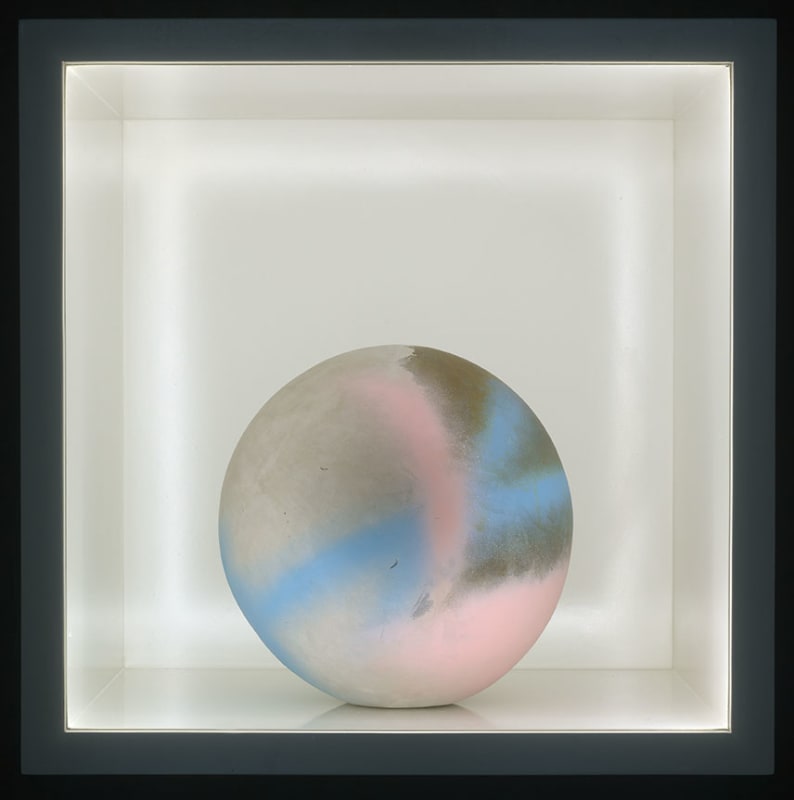 Jess Flood-Paddock Thunderhead, 2013 unfired clay and paint 45 x 45 x 45 cm, 17.7 x 17.7 x 17.7 in