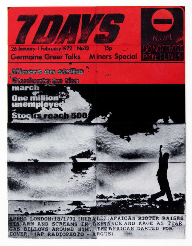 Mary Kelly, 7 Days, February, 1972 (African Rioter), 2014