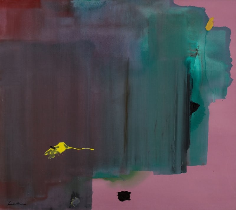 Helen Frankenthaler Quattrocento, 1984 acrylic on canvas 55.9 x 62.6 in, 142 x 159 cm