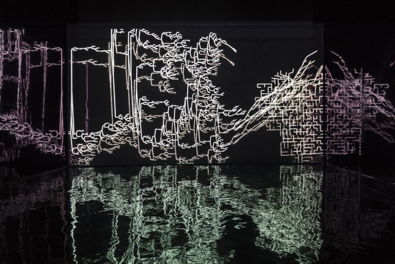 Zheng Chongbin 郑重宾, Chimeric Landscape 运行中的异化之景, 2015