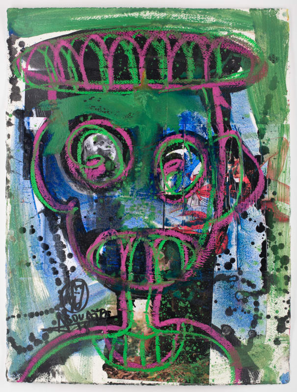 Aboudia, Portraits des Nouchis, 2019