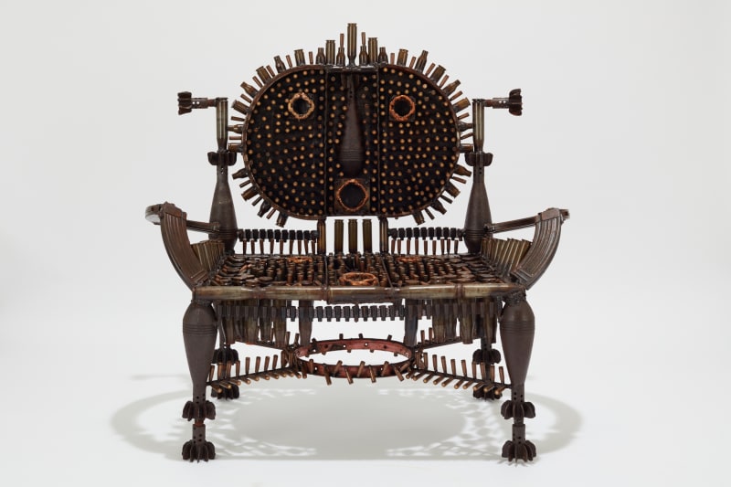 Goncalo Mabunda, The Rooted Throne, 2019