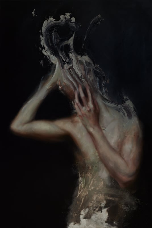 Henrik Uldalen Spill, 2022 Oil on linen 70 7/8 x 47 1/4 in 180 x 120 cm