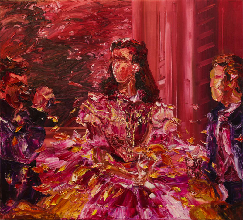 Ming Ying Spotlight (1), 2021 Oil on cotton 35 7/8 x 40 1/8 in 91 x 102 cm