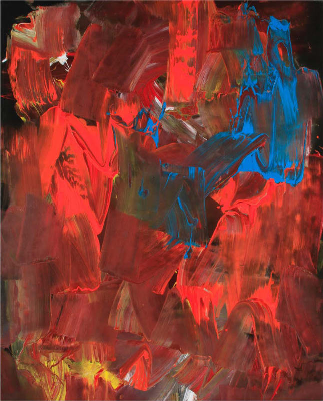 Ed Moses Who #3, 2017 Acrylic on canvas 60 x 48 in 152.4 x 121.9 cm