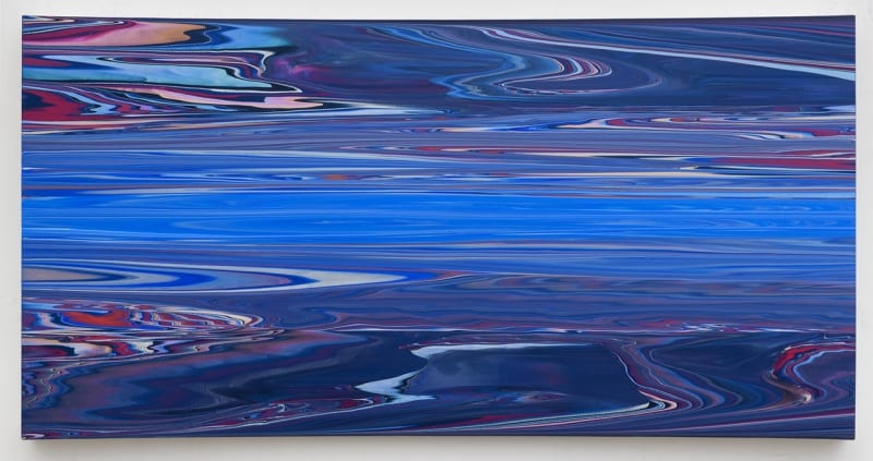 Andy Moses Arkaringa, 2009 Acrylic on canvas over rectangular wood panel 27 1/8 x 54 in 69 x 137 cm