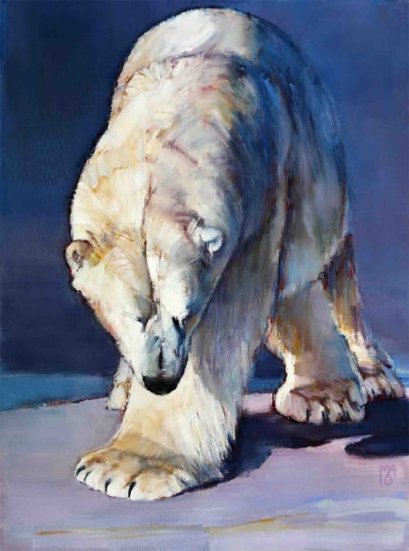 Mark Adlington Steel Sky, 2016 Oil on canvas 101.6 x 76.2 in