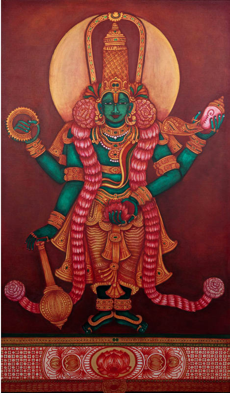 Arpitha Reddy Alankara Priya Acrylic on Canvas 42 x 72 Inches