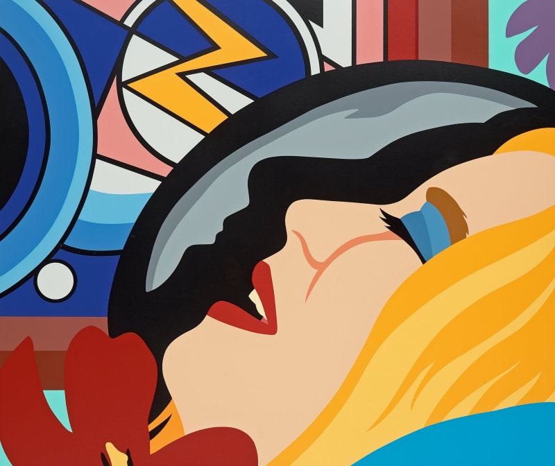 Tom Wesselmann, Bedroom Face with Lichtenstein, 1997