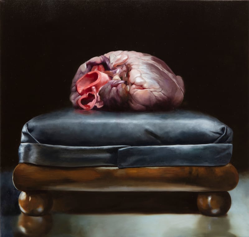 Markus Åkesson At The Heart Of It All, 2019 Oil on canvas 45 x 43 cm