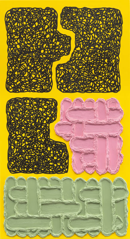 Jonathan Lasker, The Meaning of Politics, 2016