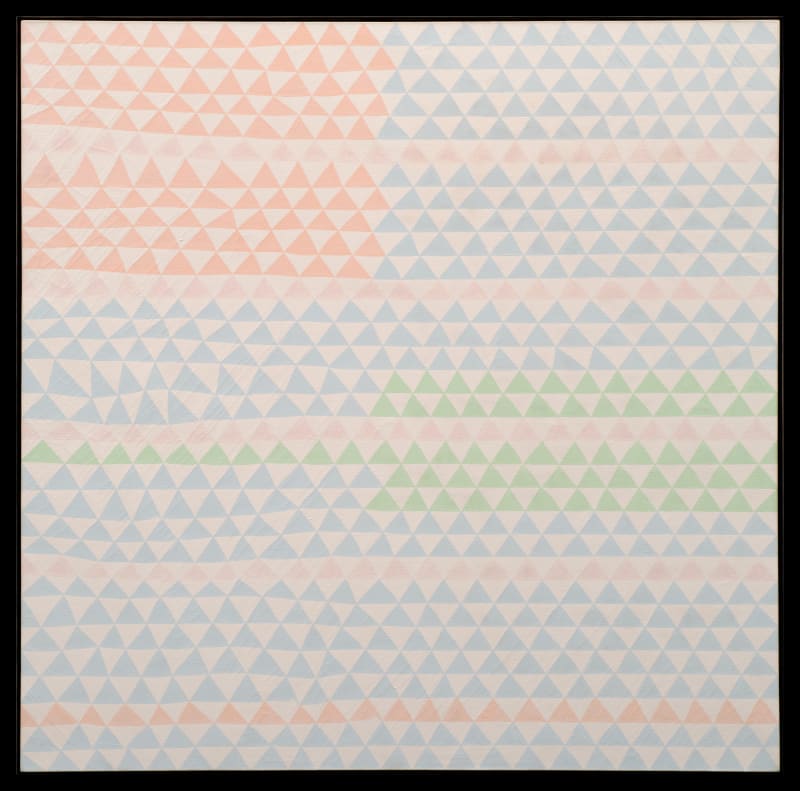 Marion Sampler Untitled (Flag), 1965 Oil on linen 48 x 48 ins 121.9 x 121.9 cm