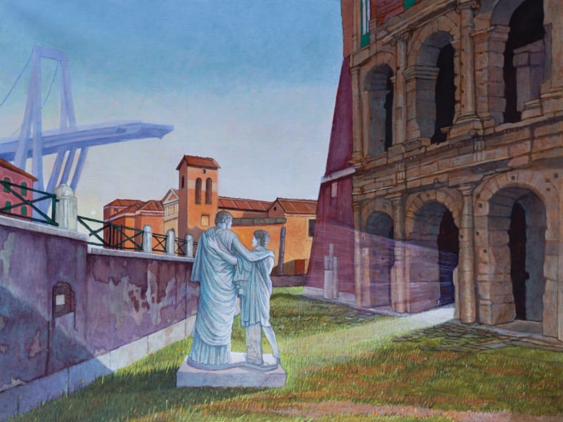 Eolo Paul Bottaro, A bridge to no place 'Rome', 2024