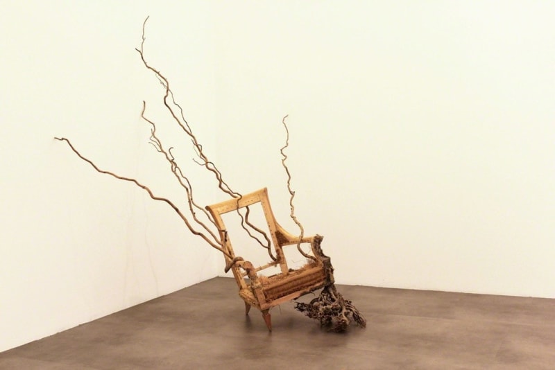 Maddalena Ambrosio Untitled, 2016 wood 215 x 220 x 180 cm 84,5 x 86,6 x 70,8 in