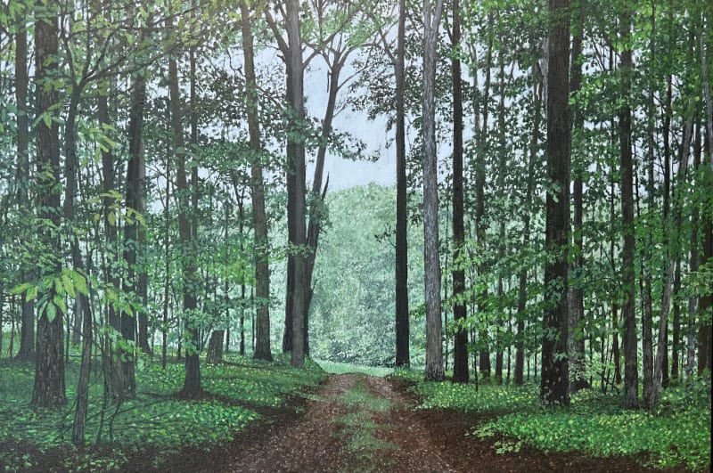 John L. Cleaveland, Jr., Morning Rain, Freeman Creek Road, Farmington, Georgia