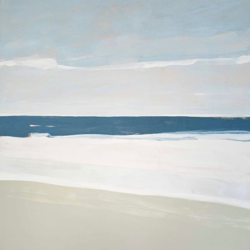 A Blue Seascape, St Ives, 2025 Acrylic on canvas 100 x 100 cms 39 ¼ x 39 ¼ in Sarah Woods