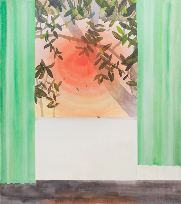 Prae Pupityastaporn Referring to the end, 2022 Acrylic on Canvas 190 x 215 cm