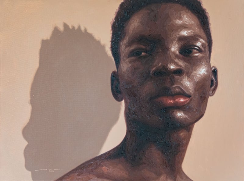 Daniel Olumide Ambivalence , 2024 Oil on canvas 91.5 x 123 cm