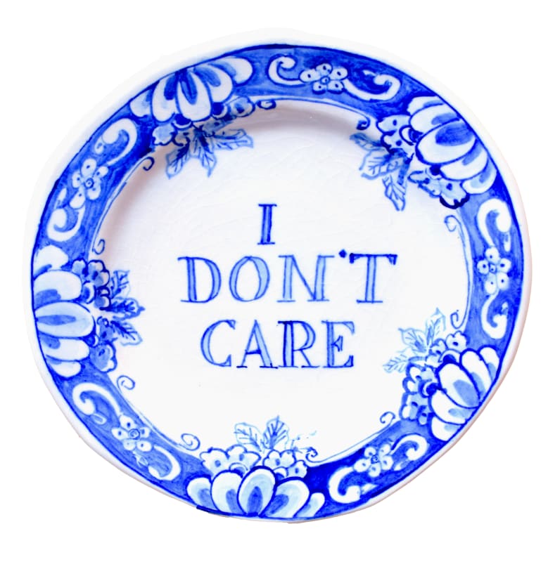 Chris Rijk, Untitled (I don't care)