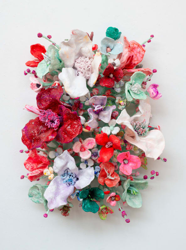 Stefan Gross, G - 'Flower Bonanza' red,small greenwhite