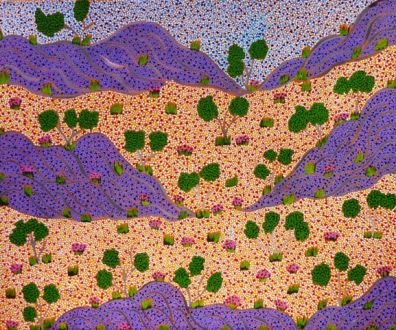 Artists of Ampilatwatja View of My Country (Josephine Holmes), 2011 acrylic on canvas 61 x 51 cm