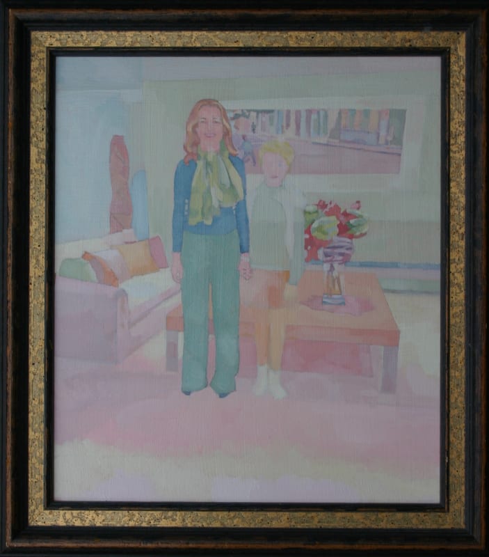 Barbara Hoogeweegen Halvdan, 2013 oil on board 33.5 x 29 cm